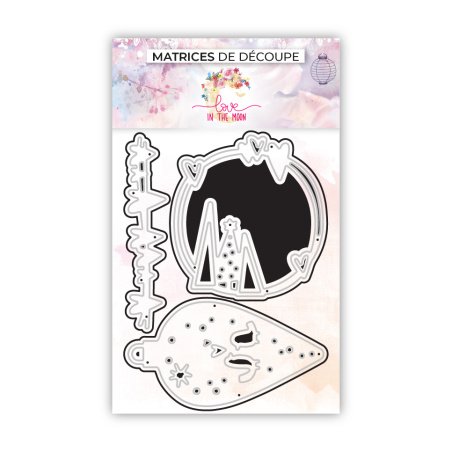 3 troqueles - decoración navideña