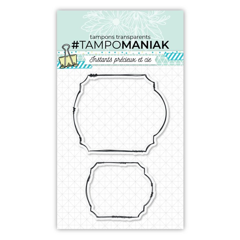 Tampons cadres baroque - 10x15cm