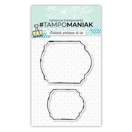 Tampons cadres baroque - 10x15cm