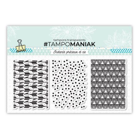 3 Sellos de fondo con...